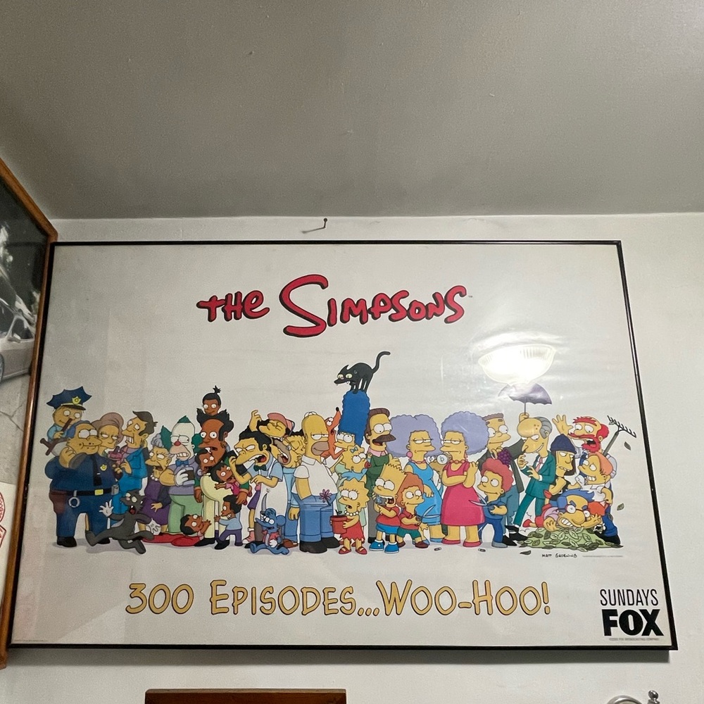The Simpsons Framed Promotional Piece Collectible